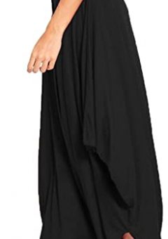pantalon harem bombacho casual basico mujer barato basico cintura apertura lateral