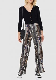 desigual pantalon con cierre elastico paramujer estampado barato