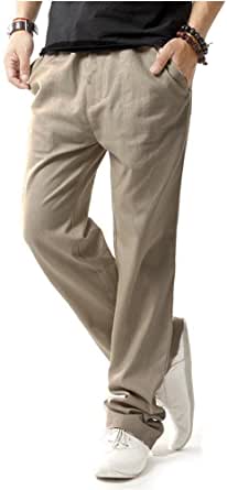 pantalon de lino algodon ibicenco hombre barato